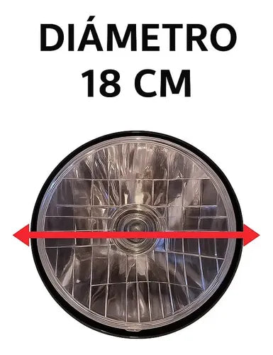 Farol Óptica Delantera Honda Cg Titan 150 Motomel S2