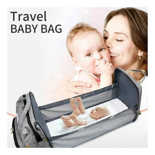 Mochila Maternal Convertible a Cuna Your Are My Sunshine Negra · 16586 · foto 08