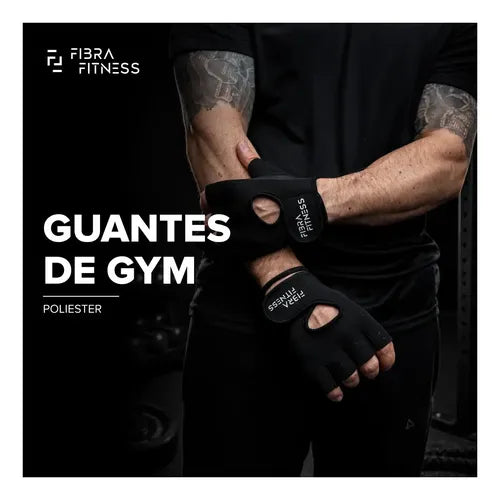 Guantes de Entrenamiento Fibra Fitness para Gimnasio y Crossfit Talle M · 16812 · foto 02