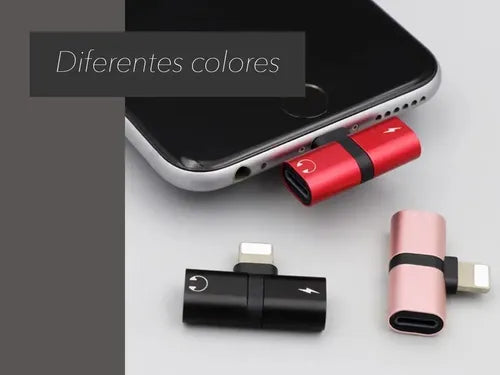 Adaptador 2 En 1 Splitter Carga Audio Para iPad iPhone Premi