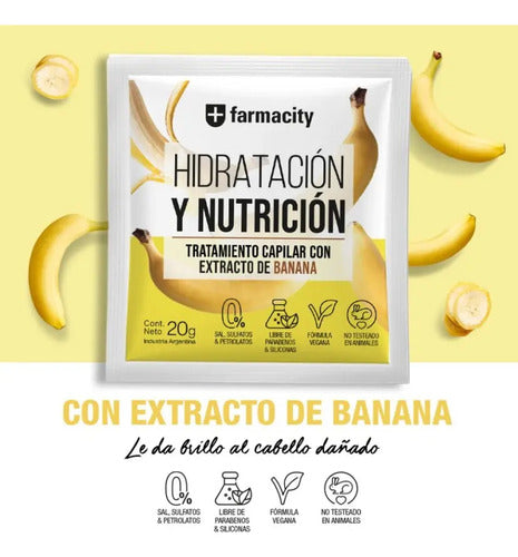 Tratamiento Capilar Farmacity Banana X 20 G