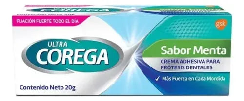 Crema Corega 3d Ultra Menta 20 Gr