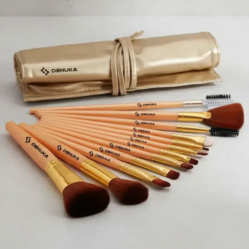 Set de 24 Brochas de Maquillaje Dehuka con Estuche Marrón · 17641 · foto 01