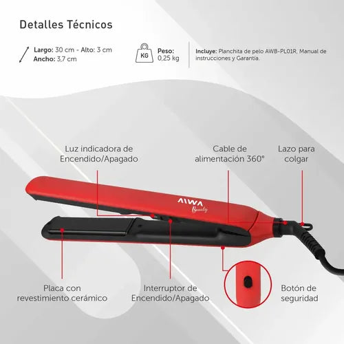 Aiwa Beauty Awb-pl01r Rojo · 17560 · foto 06