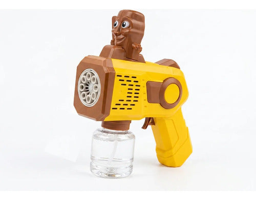 Bloques Magneticos Minecraft + Burbujero Pistola 48 Minecraf 48 Marron Y Amarillo