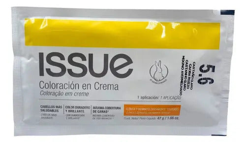 Tinte Capilar En Crema. Issue Baseline. Sachet 47g Tono 5.6 Castaño Claro Caoba Rojizo