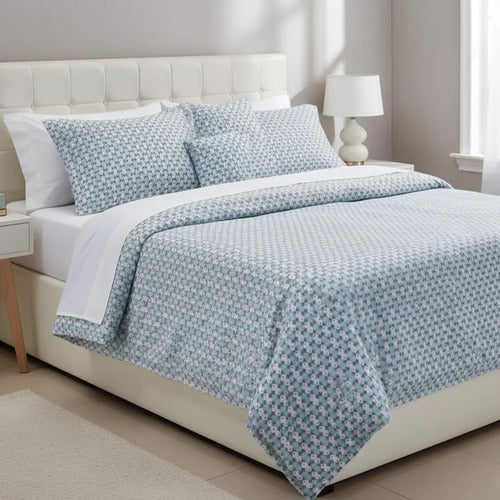 Juego Sabanas Danubio King Size Colors 2 Estampado