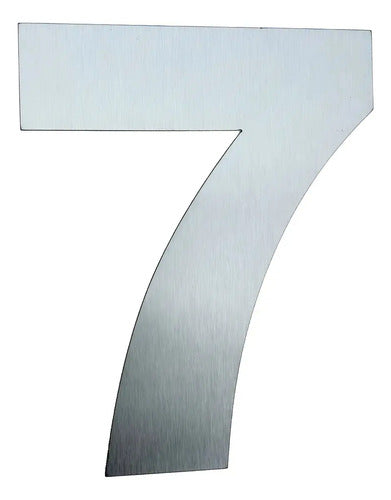 Numero Domiciliario Dimarbo 12cm Acero I 7 7