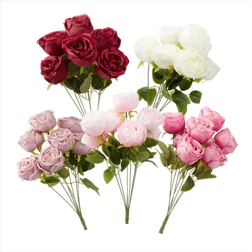 Ramo Artificial Gigante De Rosas Olivia 43cm Flores