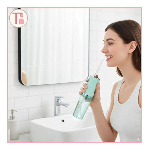 Irrigador Bucal Tiferet Portátil Recargable 3 Modos Blanco · 17714 · foto 04