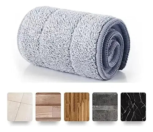 Repuestos Mopa Plana 32x12 Gris Incluye 4 Repuestos