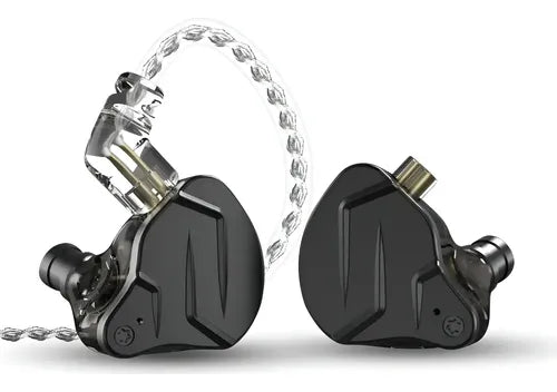 Auriculares Kz Gaming Zsn Pro X Sin Micrófono Color Negro 1 Par