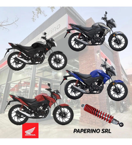 Amortiguador Traser X1 Original Honda Cb125 Twister Paperino
