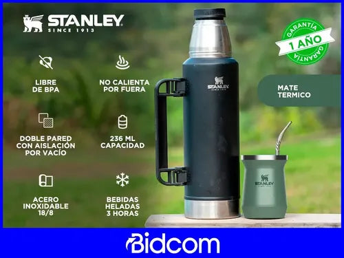 Mate Stanley Acero Inoxidable Térmico Classic Colores Orig C