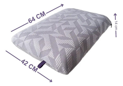 Almohada Purple Shara Blanco 1u Blanco