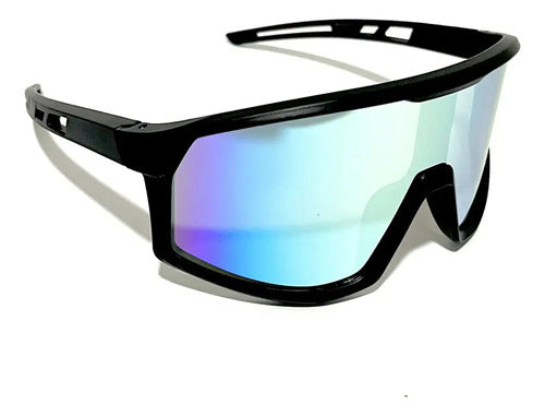 Anteojos de Sol Deportivos para Ciclismo y Running Verde Claro · 16756 · foto 01