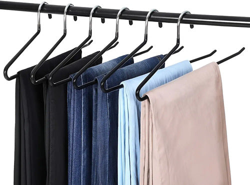 Perchas Para Pantalones Jeans Reforzada Antideslizante X 10