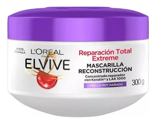 Mascarilla Elvive Reparación Total Extreme - 300gr · 1261 · foto 02