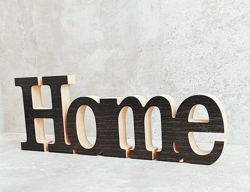 Palabra Decorativa Kov Design Home Negro Home Paraíso