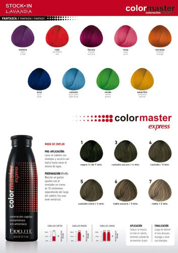 Fidelite Tintura En Crema Coloracion Colormaster 8.0 Rubio Claro Intenso