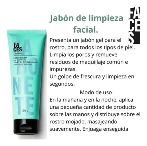 Gel Limpiador Facial Natura Faces para Piel Normal 120 ml · 17763 · foto 04