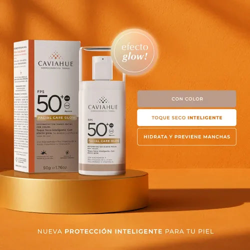 Caviahue Protector Solar Fps50+ Facial Care Glow Color 50ml · 17741 · foto 05