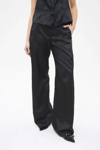 Pantalon Perla Negro Cher Mix De Mujer Poliester Negro 2
