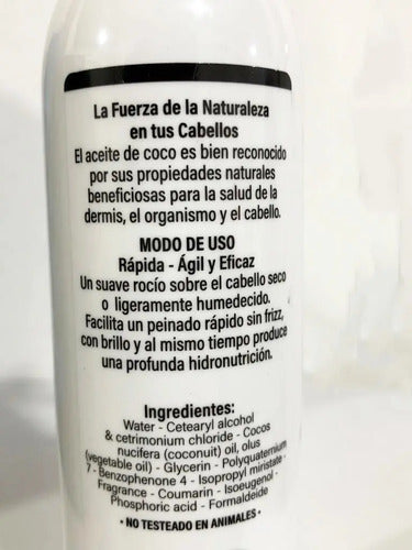 Han Emulsión de Peinar Aceite de Coco Apto Método Curly Girl · 17696 · foto 04