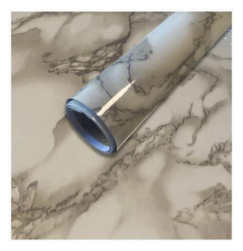 Vinilo Autoadhesivo Papel Contact Revestimiento Calacatta Rollo 1.2m2 Holzboden