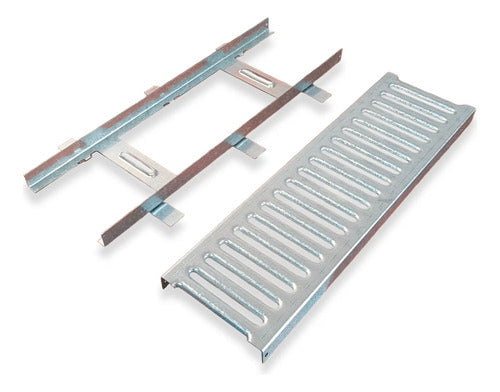 Rejilla Lineal Guardaganado Chapa Galvanizada 50x1