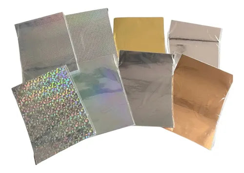 Vinilo Holográfico Dx Sublimable A4 X10u Tornasolado