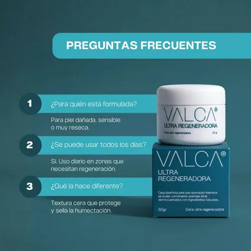 Cera Ultra Regeneradora Valca 50 g Día y Noche Piel Sensible · 18143 · foto 05