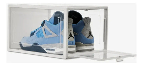 Caja Zapatilla Organizador Gabinete Apilable Shoe Box Fronta