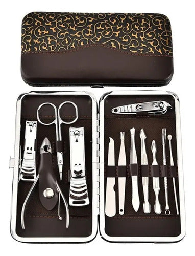 Set Manicura Pedicura 12 Piezas De Acero Inoxidable En Estuche · 17842 · foto 05