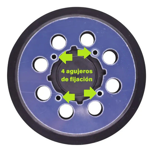 Base de Goma JP-4 Compatible con Lijadora Dewalt DWE6421 Negro · 16233 · foto 03