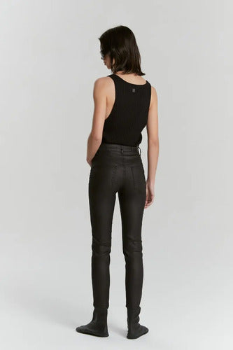 Jean Skinny Al Cuerpo Lupe Negro Mujer Maria Cher Algodón