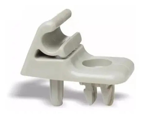 Juego Soportes Visera Fiat 2p Gris Claro