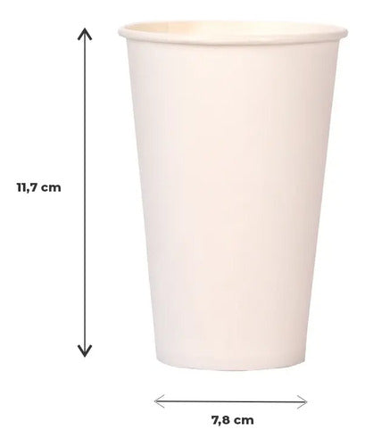 Vaso Polipapel Simple Pared 12oz +tapa +collarín X100u