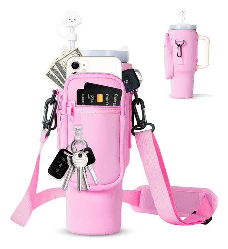 Bolso Funda Neoprene Para Vaso Stanley Correa Ajustable