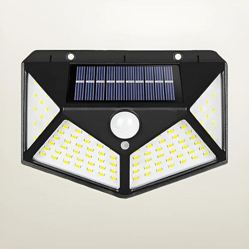 Reflector Solar Panel 100w Led Sensor Movimiento Recargable
