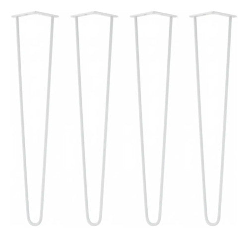 Patas Hairpin Herrería Del Nono 4 Uds. 70 Cm Mesa Escritorio