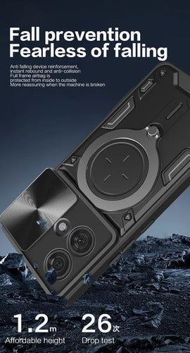 Funda Y Film Camshield Pro Note 13 4g Negro