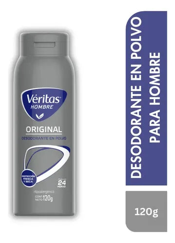Véritas Talco Desodorante en Polvo Original Hombre 120g · 17598 · foto 03