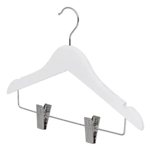 Pack de 10 Perchas de Madera Blancas con Ganchos para Niños · 15895 · foto 06