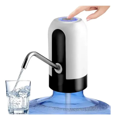 Dispenser de Agua Portátil Ideal Bomba de Bidones Usb Color Blanco · 18626 · foto 01