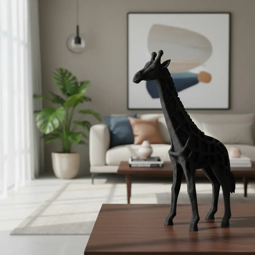 Estatua Decorativa Moderna Original Samago Jirafa 24cm