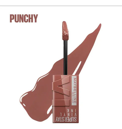 Labial Líquido Maybelline SuperStay Vinyl Ink Punchy 120 · 17356 · foto 03