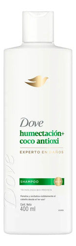 Shampoo Dove Humectación + Coco Y Antioxi X 400 Ml