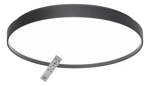 Plafon Aplique Redondo Led 45 Bidireccional Dinamico York Lk Estructura Negro