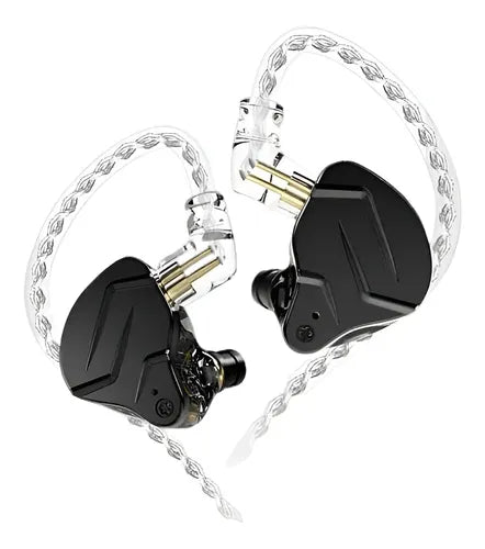 Auriculares Kz Gaming Zsn Pro X Sin Micrófono Color Negro 1 Par